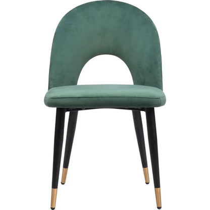 Menlo Velvet Armless Dining Chair 2PC - LOOMLAN - Zuo Modern - Dining Chairs