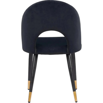 Menlo Velvet Armless Dining Chair 2PC - LOOMLAN - Zuo Modern - Dining Chairs