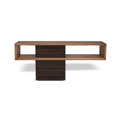 Mensa Smoked Eucalyptus Top Console Table - LOOMLAN - Urbia - Console Tables