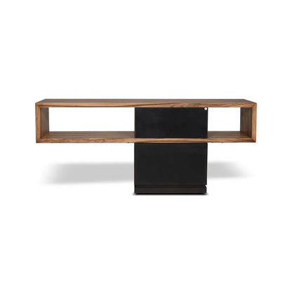 Mensa Smoked Eucalyptus Top Console Table - LOOMLAN - Urbia - Console Tables