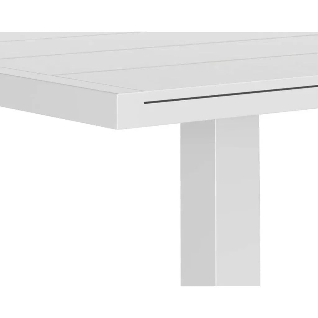 Merano Aluminum Outdoor Square Bar Table-Outdoor Coffee Tables-SUNPAN-LOOMLAN