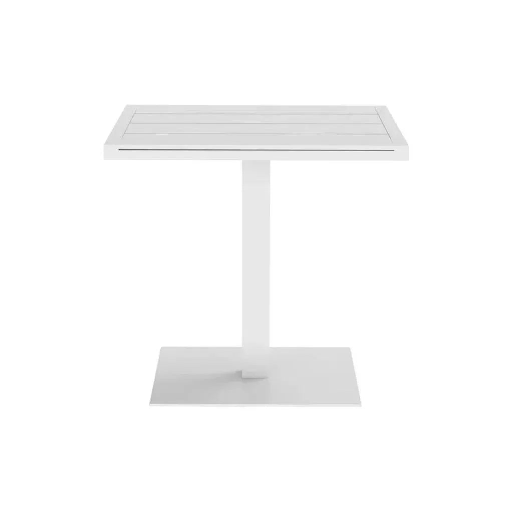 Merano Aluminum Outdoor Square Bistro Table-Outdoor Dining Tables-SUNPAN-LOOMLAN