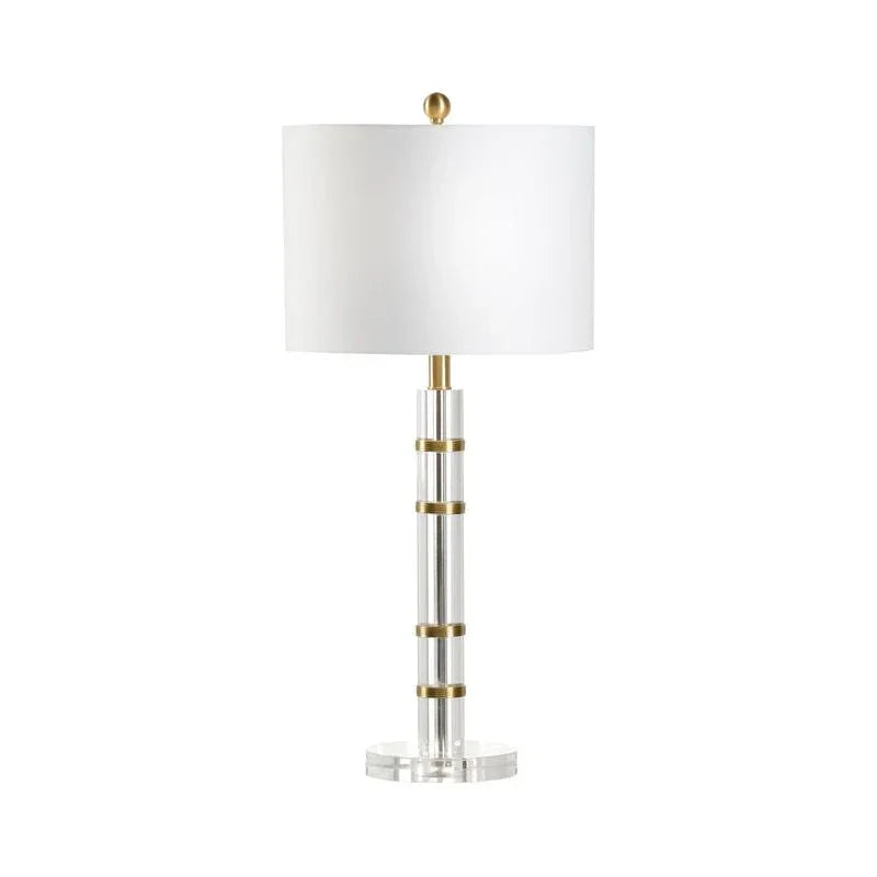 Merida Brass Accents Finish Table Lamp - LOOMLAN - Chelsea House - Table Lamps