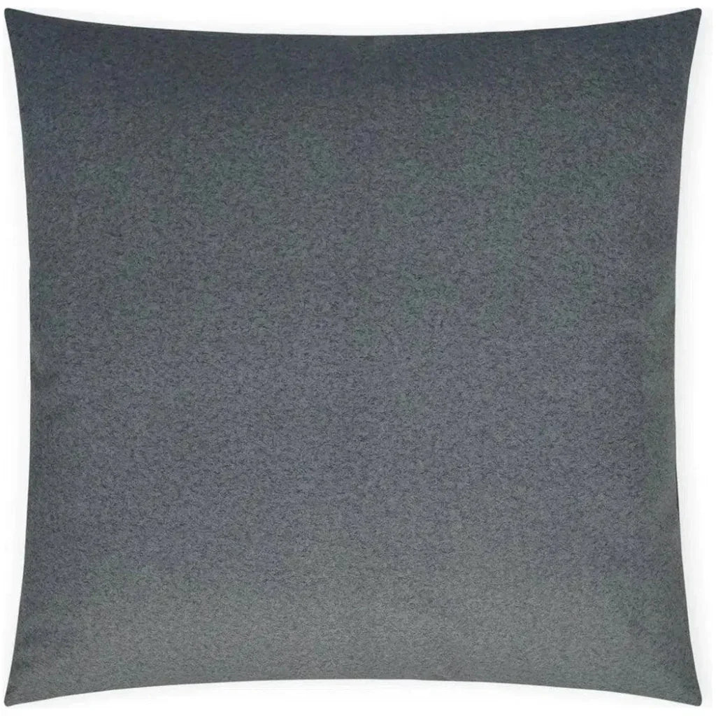 Merino Flannel Solid Grey Large Throw Pillow Insert - LOOMLAN - D.V. Kap - Throw Pillows