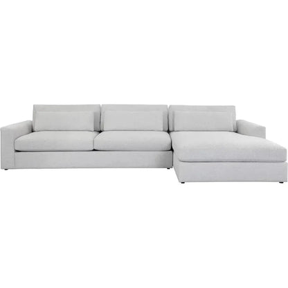Merrick Fabric Sofa Chaise-Modular Sofas-SUNPAN-LOOMLAN