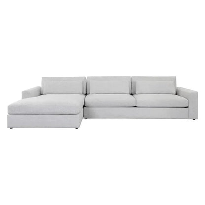 Merrick Fabric Sofa Chaise-Modular Sofas-SUNPAN-LOOMLAN