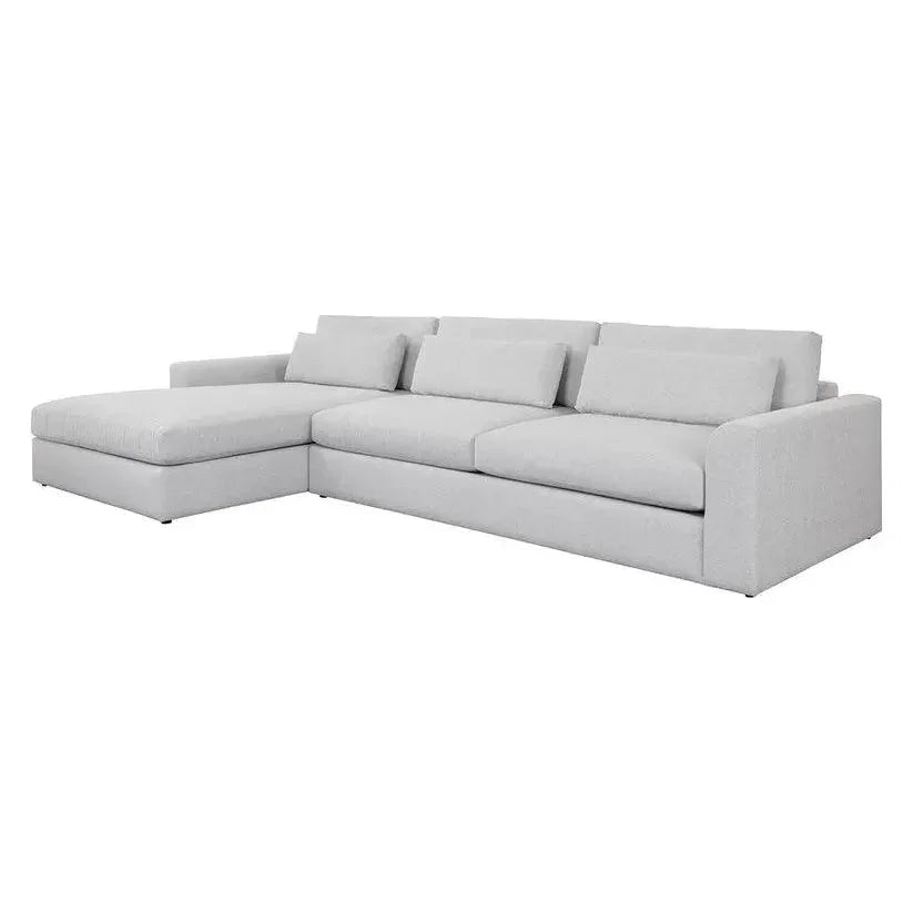Merrick Fabric Sofa Chaise-Modular Sofas-SUNPAN-LOOMLAN