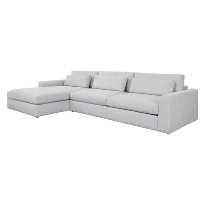 Merrick Fabric Sofa Chaise-Modular Sofas-SUNPAN-LOOMLAN