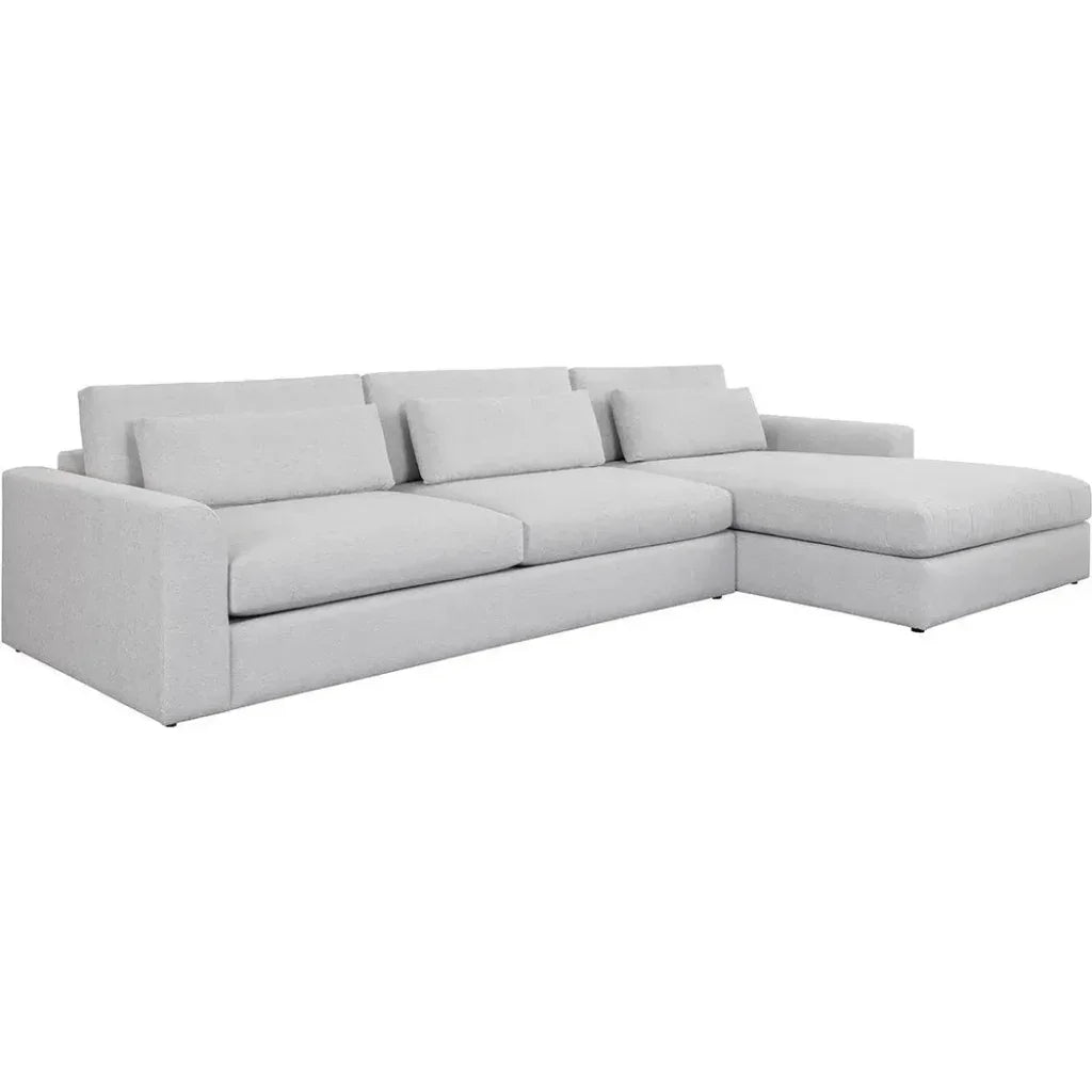 Merrick Fabric Sofa Chaise-Modular Sofas-SUNPAN-LOOMLAN