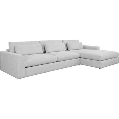 Merrick Fabric Sofa Chaise-Modular Sofas-SUNPAN-LOOMLAN