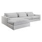 Merrick Fabric Sofa Chaise-Modular Sofas-SUNPAN-Left Facing-LOOMLAN