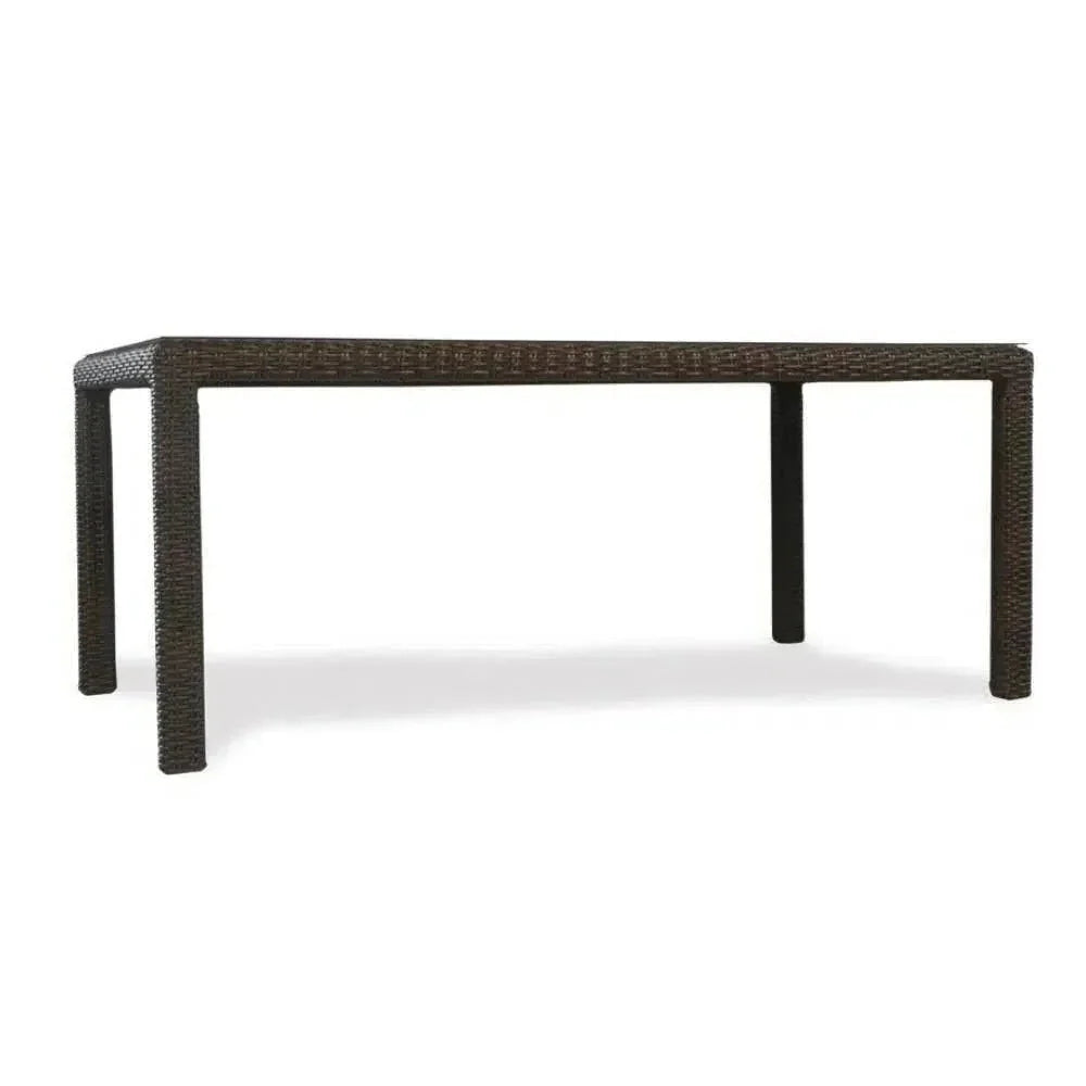 Mesa 72" Rectangular Umbrella Dining Table-Outdoor Dining Tables-Lloyd Flanders-LOOMLAN