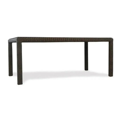 Mesa 72" Rectangular Umbrella Dining Table-Outdoor Dining Tables-Lloyd Flanders-LOOMLAN