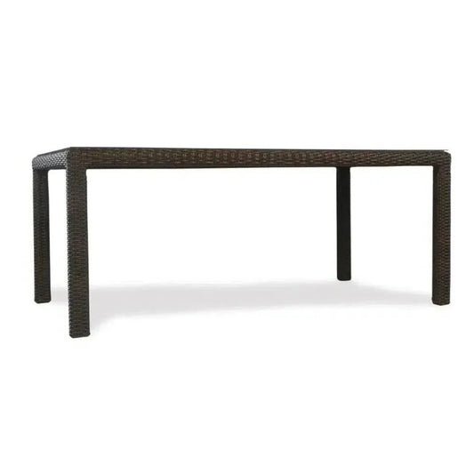 Mesa 72" Rectangular Umbrella Dining Table-Outdoor Dining Tables-Lloyd Flanders-LOOMLAN