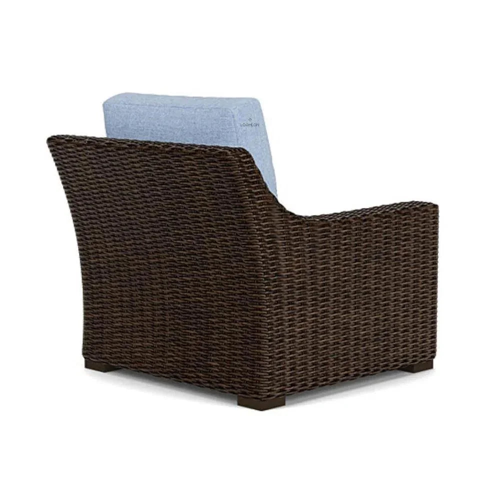 Mesa Lounge Chair Premium Wicker Furniture-Outdoor Lounge Chairs-Lloyd Flanders-LOOMLAN