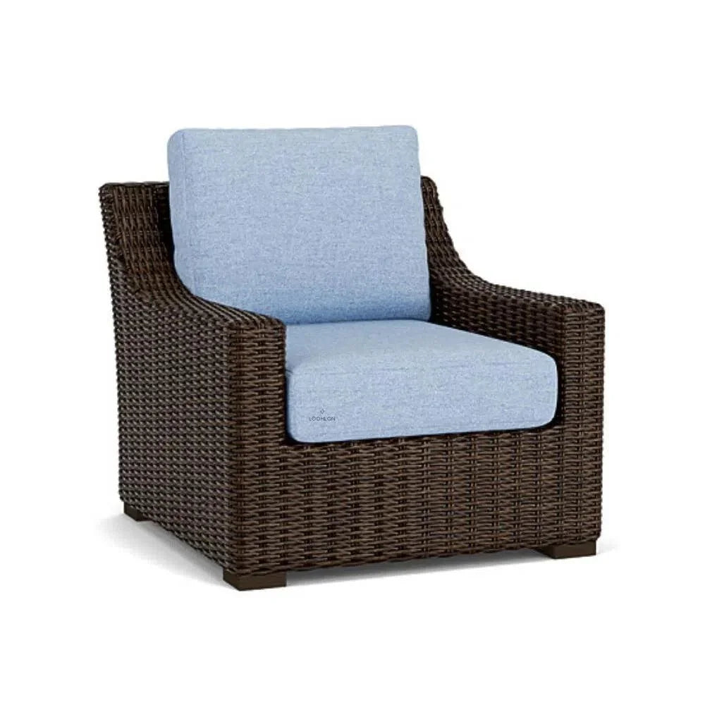 Mesa Lounge Chair Premium Wicker Furniture-Outdoor Lounge Chairs-Lloyd Flanders-LOOMLAN