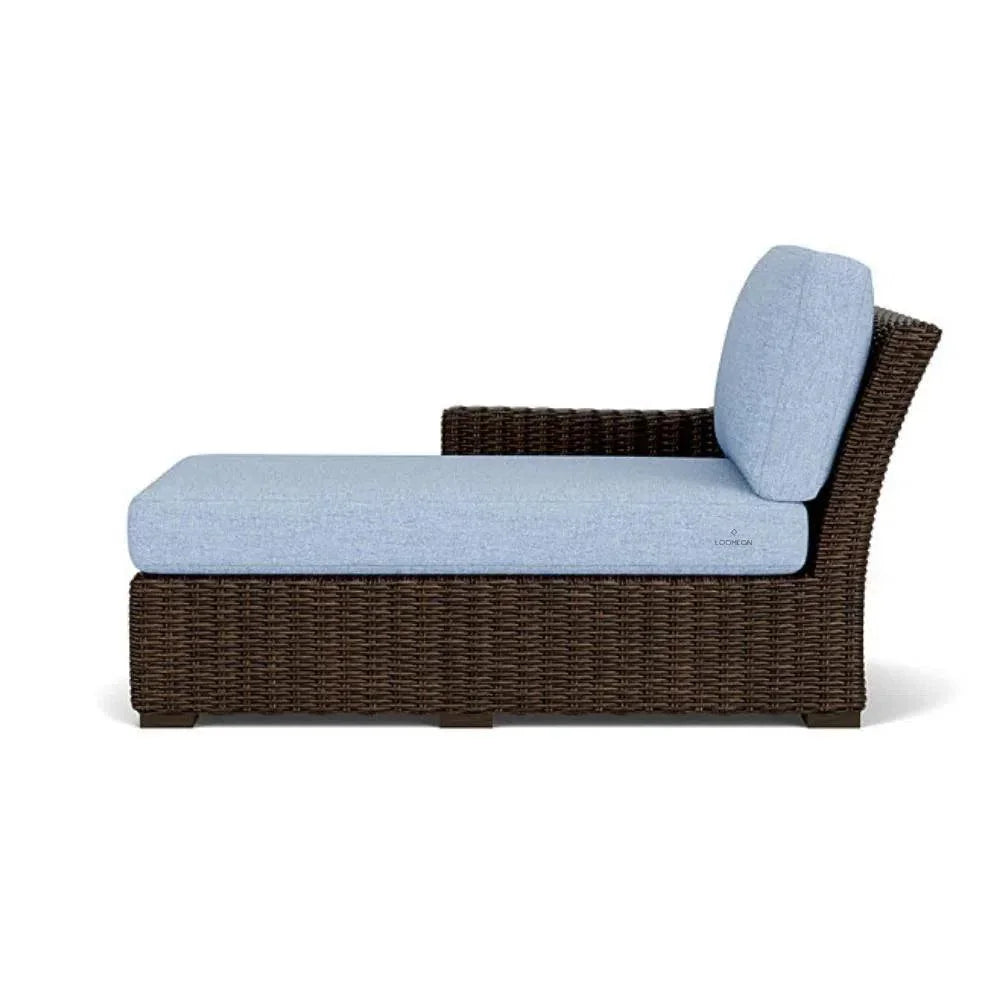 Mesa Right Arm Chaise Premium Wicker Furniture-Outdoor Modulars-Lloyd Flanders-LOOMLAN