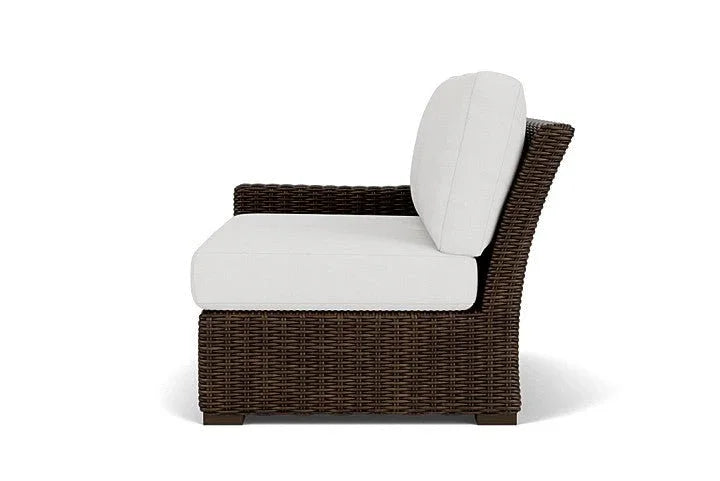 Mesa Right Arm Loveseat Premium Wicker Furniture-Outdoor Modulars-Lloyd Flanders-LOOMLAN