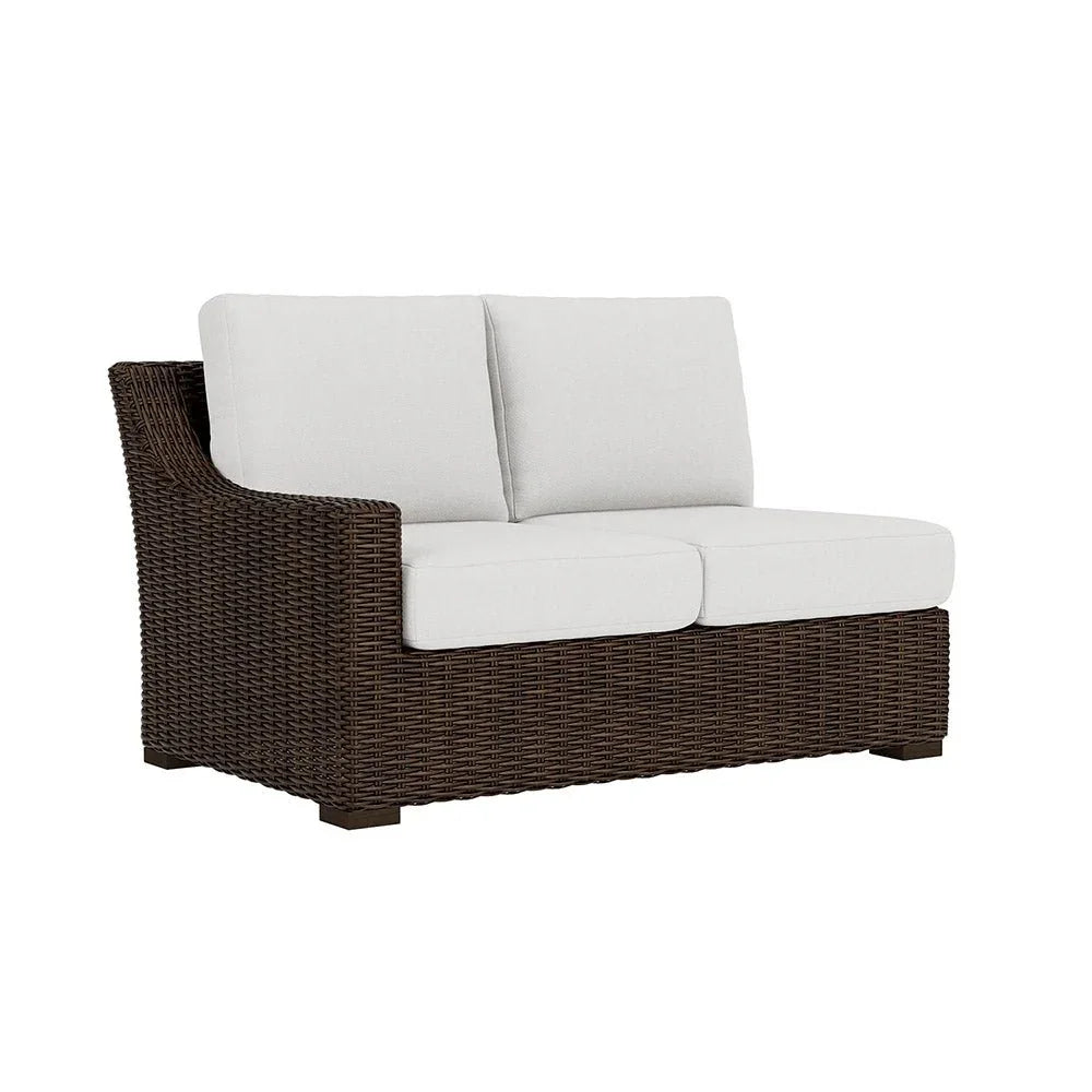 Mesa Right Arm Loveseat Premium Wicker Furniture-Outdoor Modulars-Lloyd Flanders-LOOMLAN