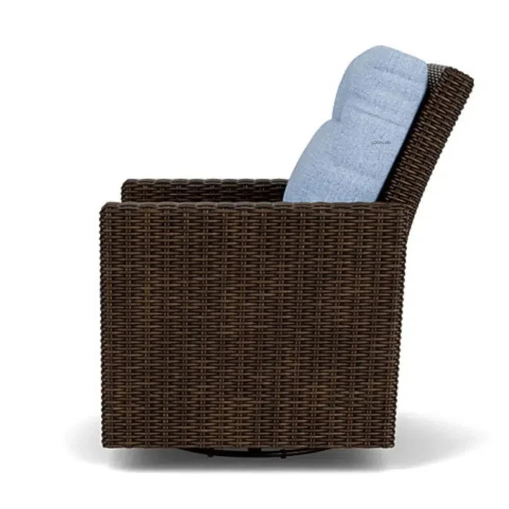 Mesa Swivel Glider Lounge Chair-Outdoor Lounge Chairs-Lloyd Flanders-LOOMLAN