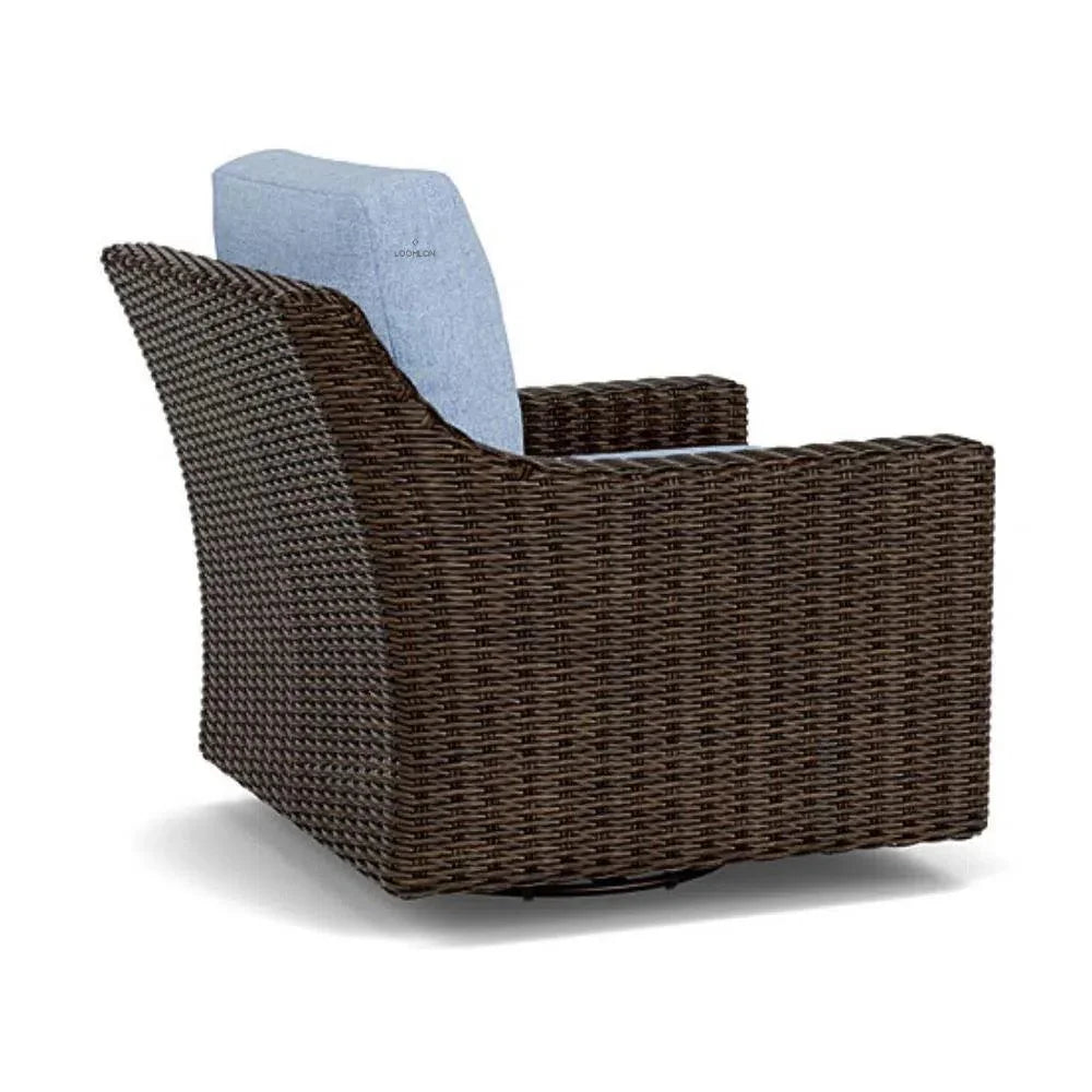 Mesa Swivel Glider Lounge Chair-Outdoor Lounge Chairs-Lloyd Flanders-LOOMLAN