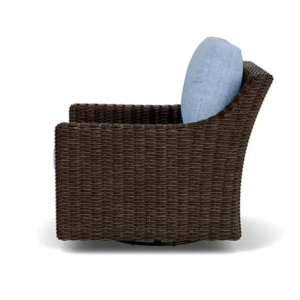 Mesa Swivel Glider Lounge Chair-Outdoor Lounge Chairs-Lloyd Flanders-LOOMLAN