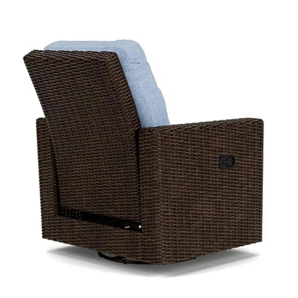 Mesa Swivel Glider Lounge Chair-Outdoor Lounge Chairs-Lloyd Flanders-LOOMLAN