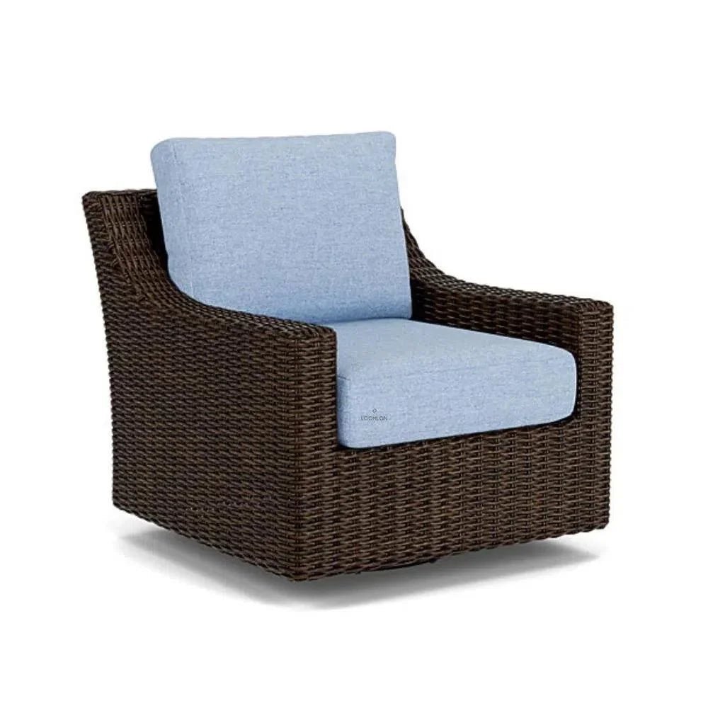 Mesa Swivel Glider Lounge Chair-Outdoor Lounge Chairs-Lloyd Flanders-LOOMLAN