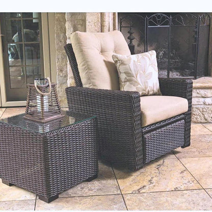 Mesa Swivel Glider Recliner Premium Wicker Furniture-Outdoor Lounge Chairs-Lloyd Flanders-LOOMLAN