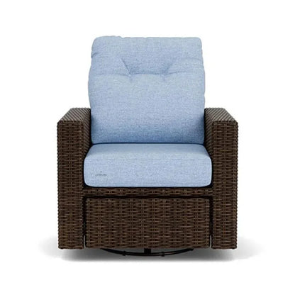 Mesa Swivel Glider Recliner Premium Wicker Furniture-Outdoor Lounge Chairs-Lloyd Flanders-LOOMLAN