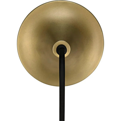 Messala Sconce, Black Steel and Brass Finish - LOOMLAN - Noir - Wall Sconces