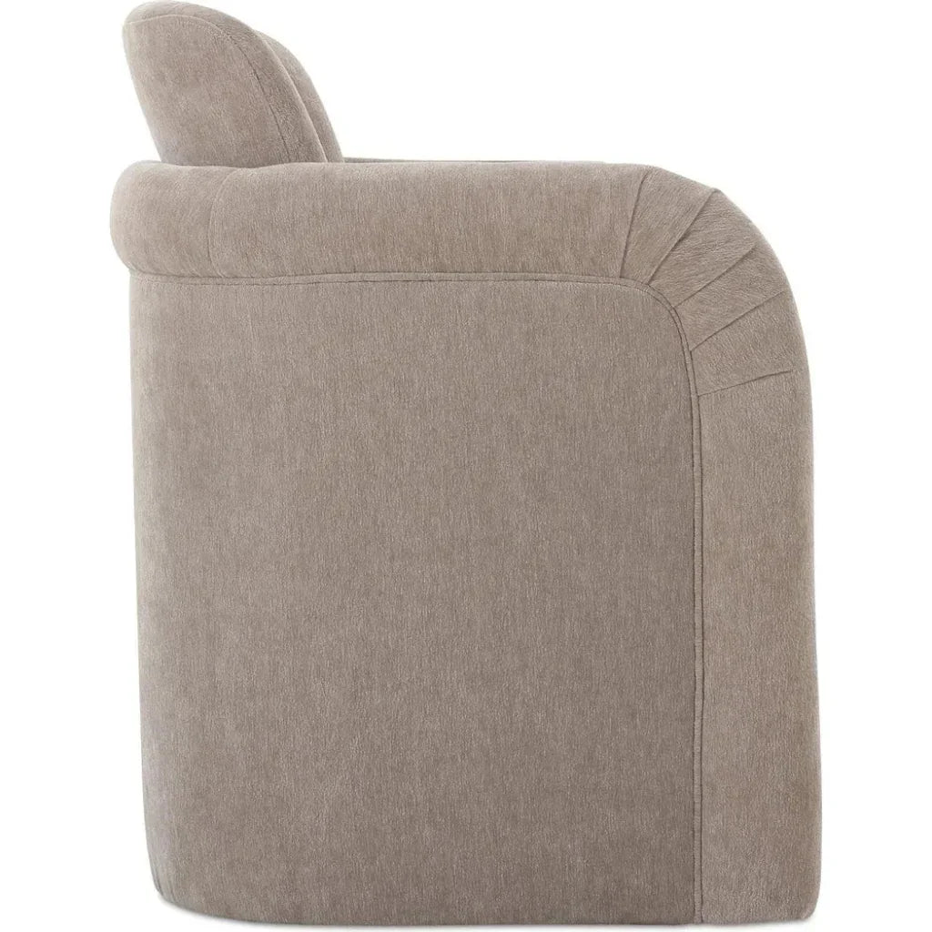 Mesto Rolling Performance Fabric Dining Armchair - LOOMLAN - Moe's Home - Dining Chairs