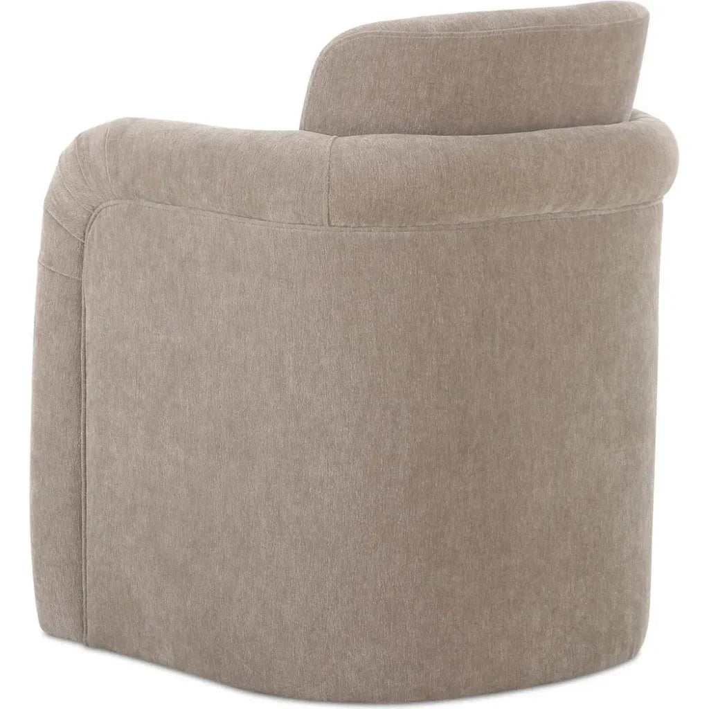 Mesto Rolling Performance Fabric Dining Armchair - LOOMLAN - Moe's Home - Dining Chairs