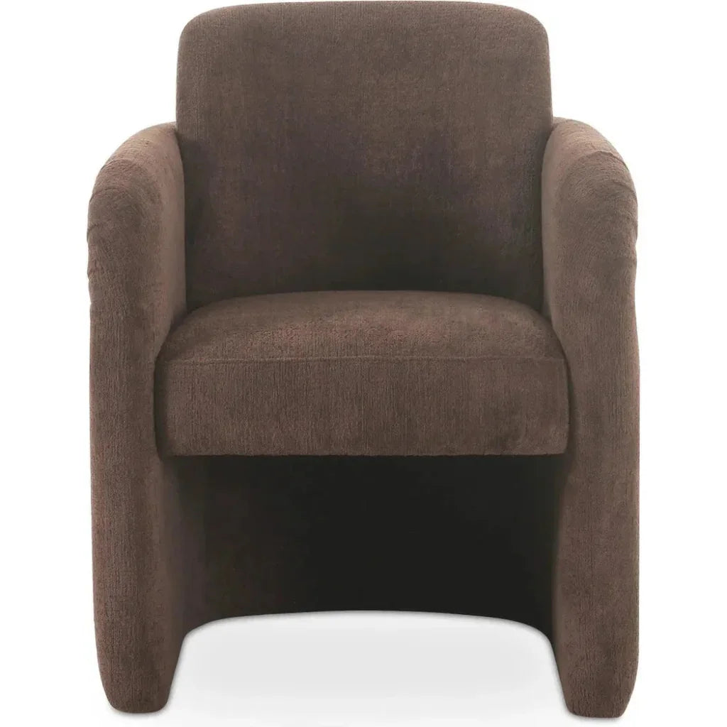 Mesto Rolling Performance Fabric Dining Armchair - LOOMLAN - Moe's Home - Dining Chairs