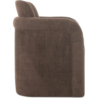 Mesto Rolling Performance Fabric Dining Armchair - LOOMLAN - Moe's Home - Dining Chairs