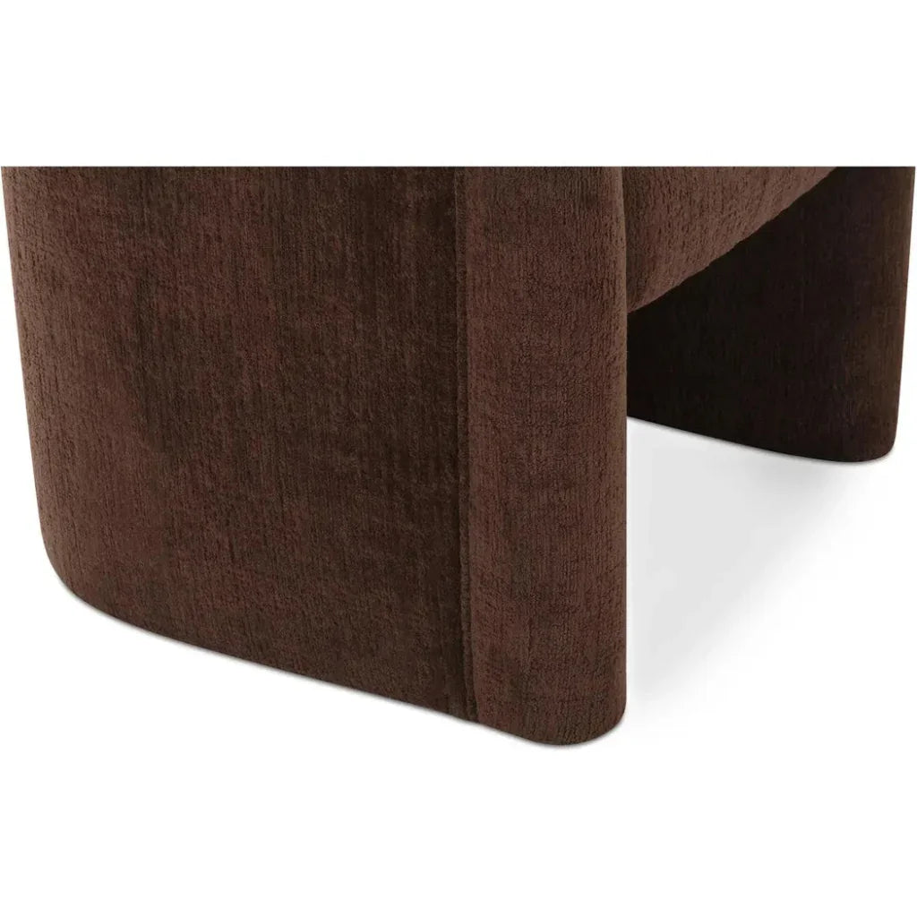 Mesto Rolling Performance Fabric Dining Armchair - LOOMLAN - Moe's Home - Dining Chairs