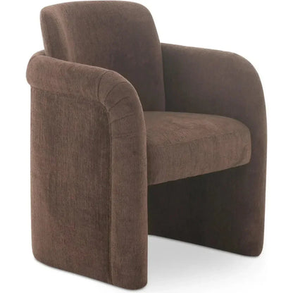 Mesto Rolling Performance Fabric Dining Armchair - LOOMLAN - Moe's Home - Dining Chairs