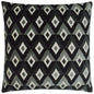 Meta Ebony Black Throw Pillow With Insert - LOOMLAN - D.V. Kap - Throw Pillows