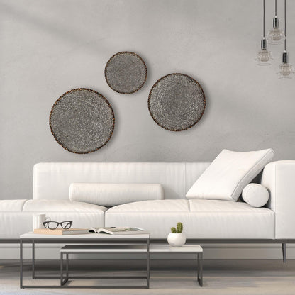 Metal Play Round Metal Wall Art 3PC-Metal Wall Art-Paragon-LOOMLAN