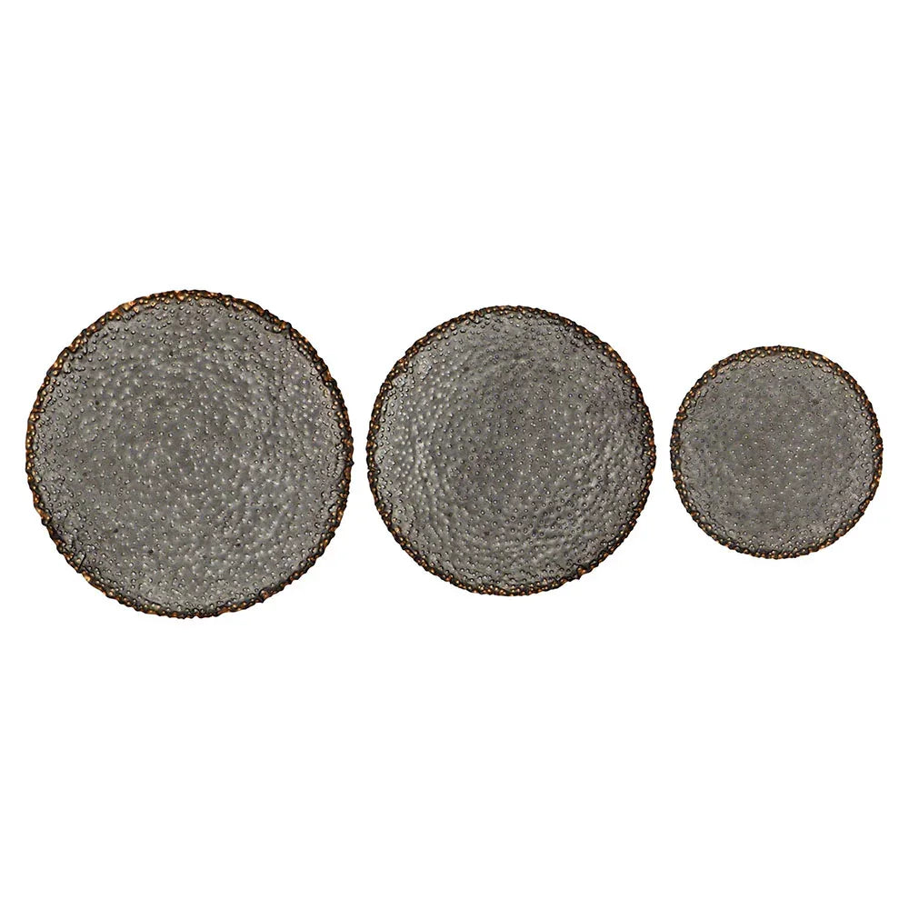 Metal Play Round Metal Wall Art 3PC-Metal Wall Art-Paragon-LOOMLAN