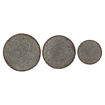 Metal Play Round Metal Wall Art 3PC-Metal Wall Art-Paragon-LOOMLAN