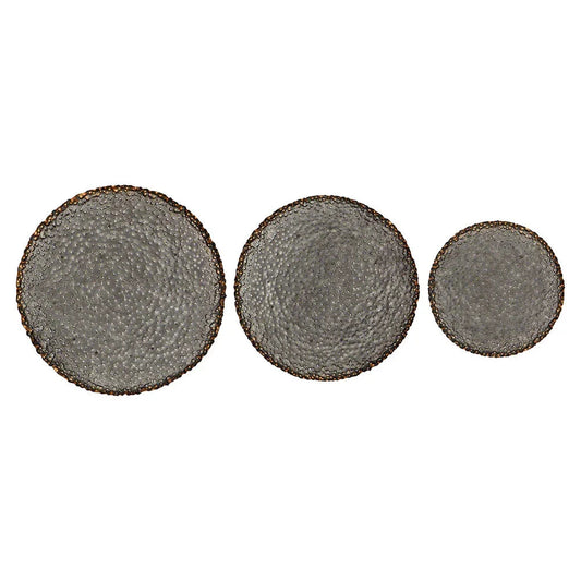 Metal Play Round Metal Wall Art 3PC-Metal Wall Art-Paragon-LOOMLAN