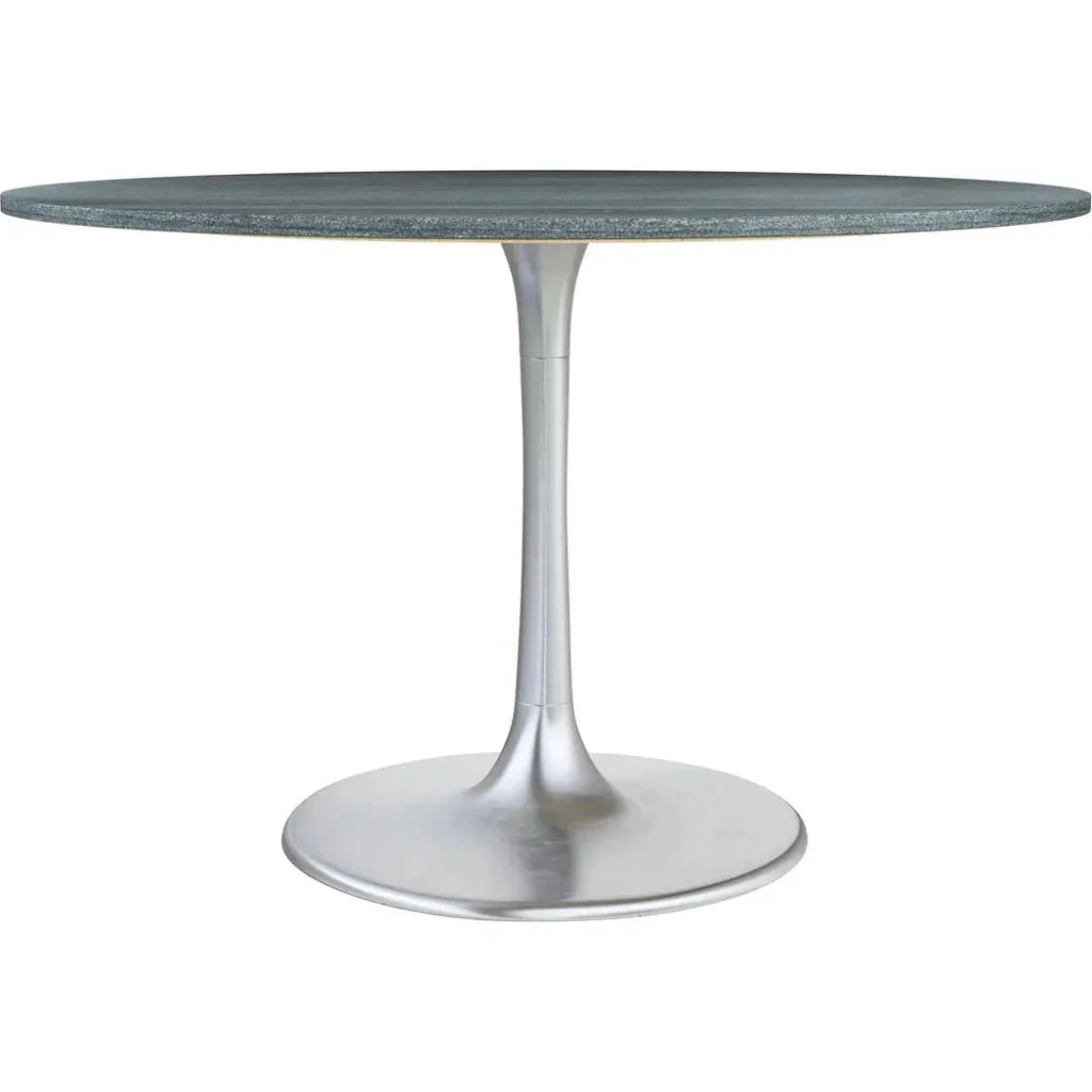 Metropolis Dining Table 48" Black-Dining Tables-Zuo Modern-LOOMLAN