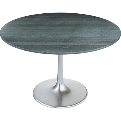 Metropolis Dining Table 48" Black-Dining Tables-Zuo Modern-LOOMLAN