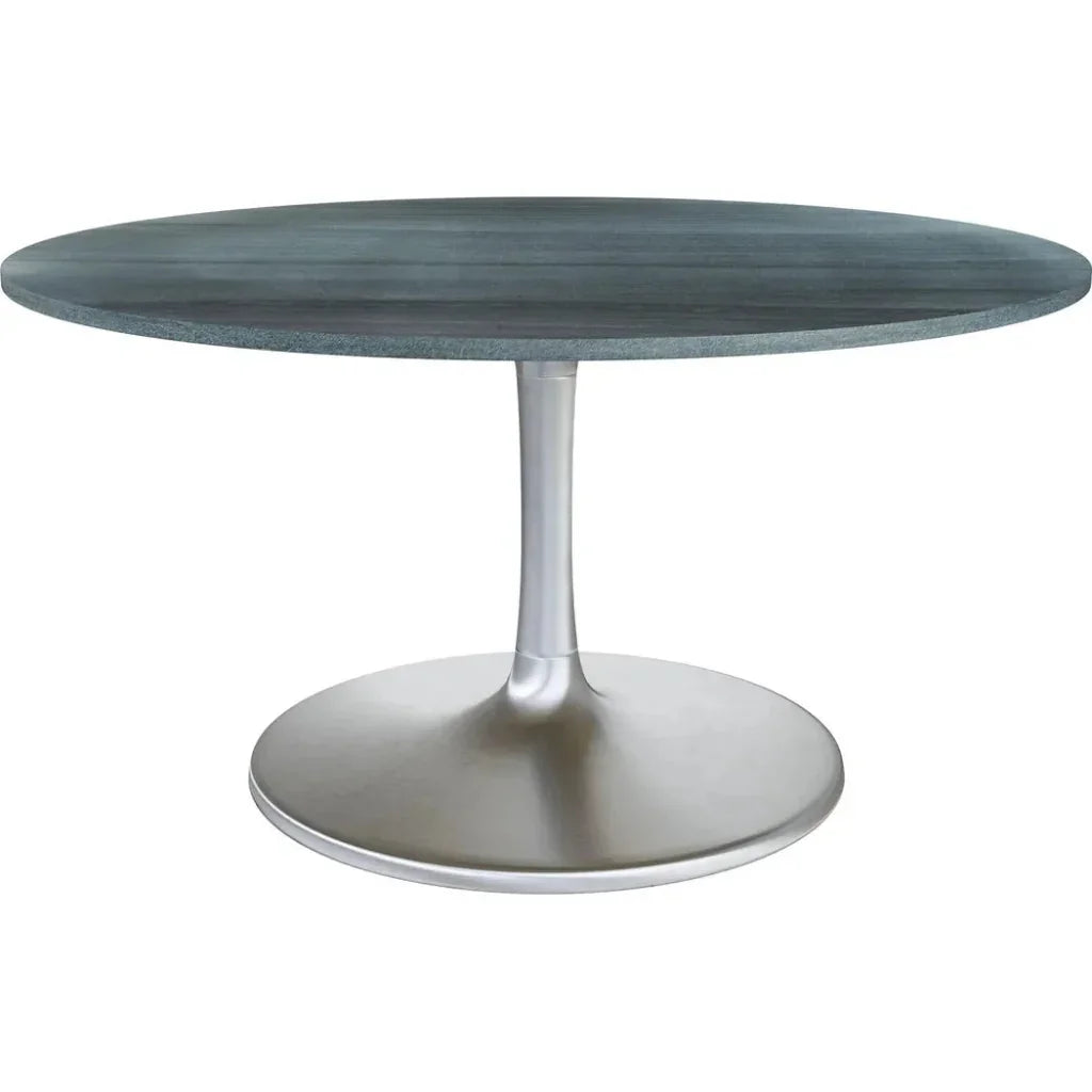 Metropolis Dining Table 60" Black-Dining Tables-Zuo Modern-LOOMLAN