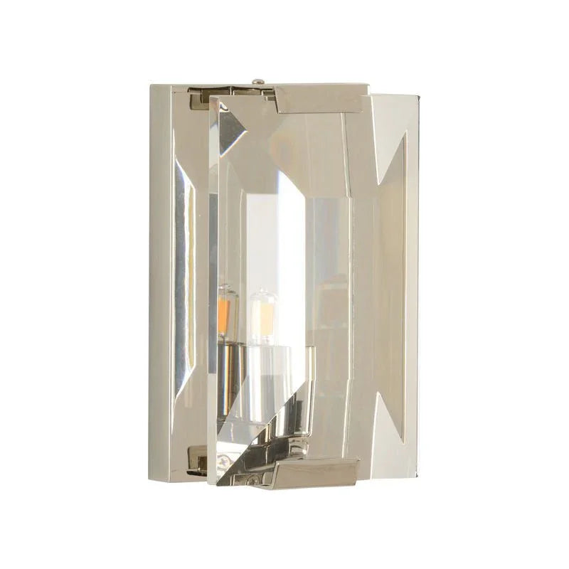 Metzinger Nickel Finish Wall Sconce - LOOMLAN - Wildwood - Wall Sconces