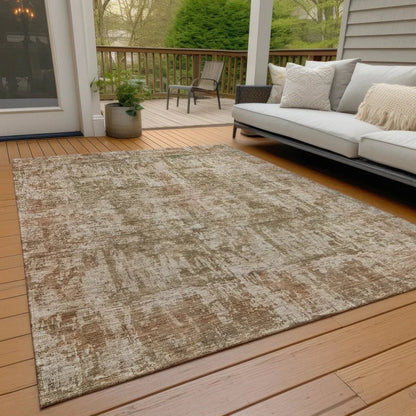 Mezzara Beige Washable Indoor - Outdoor Rug - LOOMLAN - LOOMLAN Rugs - Outdoor Rugs