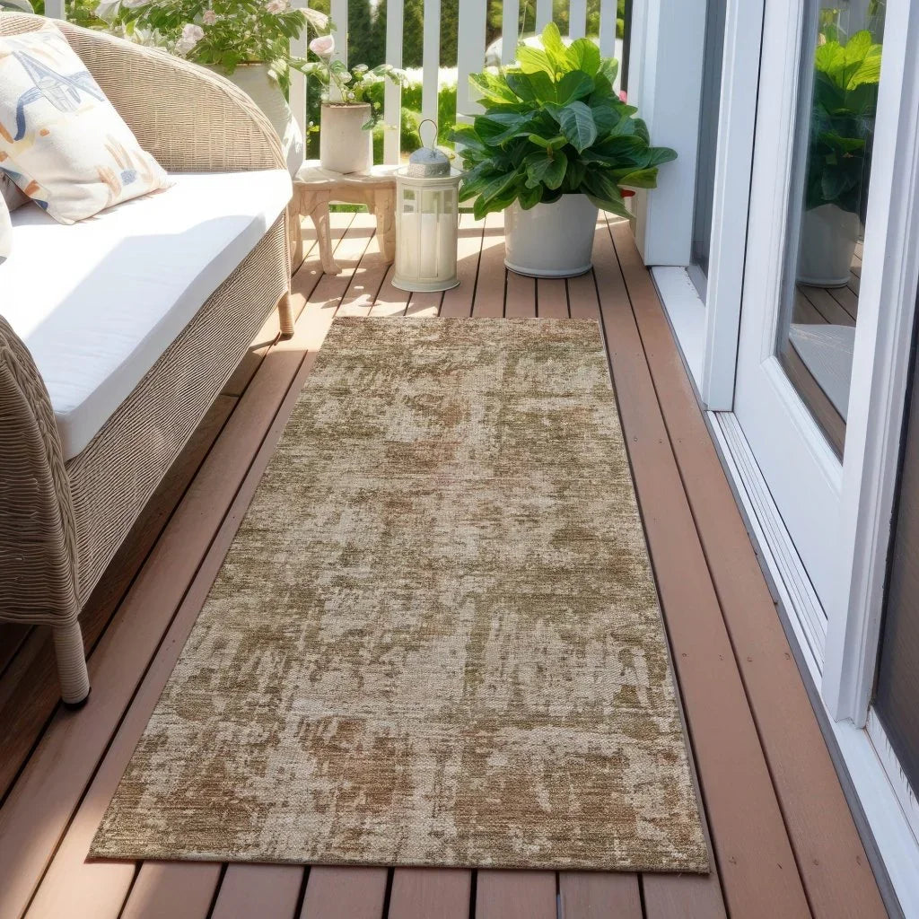 Mezzara Beige Washable Indoor - Outdoor Rug - LOOMLAN - LOOMLAN Rugs - Outdoor Rugs
