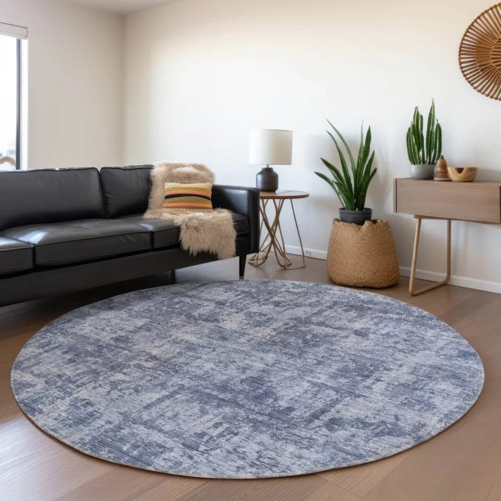 Mezzara Blue Washable Indoor - Outdoor Rug - LOOMLAN - LOOMLAN Rugs - Outdoor Rugs