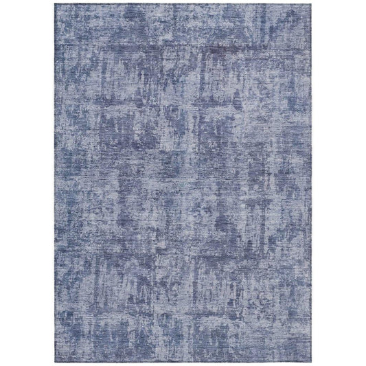 Mezzara Blue Washable Indoor - Outdoor Rug - LOOMLAN - LOOMLAN Rugs - Outdoor Rugs